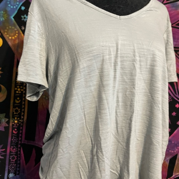 Cream Button-Up Ribbed Top - Picture 8 of 9